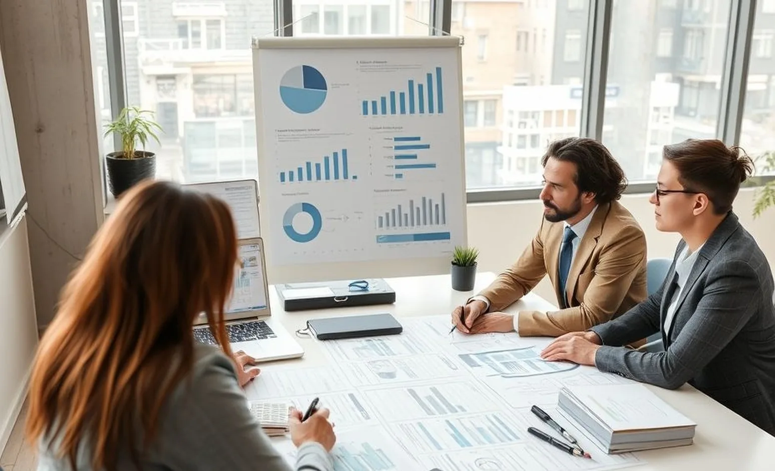 strategic consultation meeting professional setup